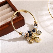 ( black)occidental style more bangle Alloy Pearl diamond bracelet high pendant
