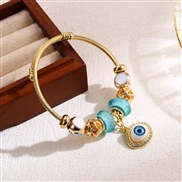 ( blue)occidental style more bangle Alloy Pearl diamond bracelet high pendant