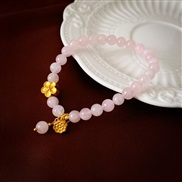 ( Pink crystal Bracel...