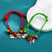 occidental style creative christmas series bracelet lovely Santa Claus rope