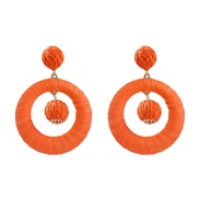 ( orange) earrings oc...
