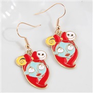 occidental style fashion concise personality skull girl lady earrings