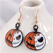 occidental style fashion concise personality skull lady earrings