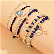 occidental style fashion noble wind all-Purpose eyes all-Purpose multilayer temperament woman bracelet