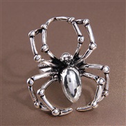 European and American Fashion Halloween Funny Retro Spider Open Ring