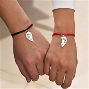 2 fashion concise love lovers rope personality bracelet