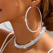 1 fashion fully-jewelled concise temperament lady Collar circle