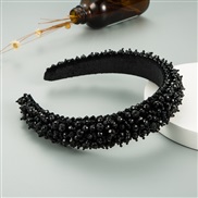 ( black)ins  pure handmade Headband occidental style crystal Headband