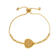 ( Gold)occidental style fashion love bracelet woman samllins wind high gilded bracelet womanbrd