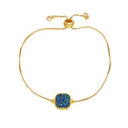( blue)occidental style bracelet woman samll high bronzek gold braceletbrc