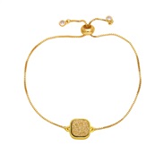 ( Gold)occidental style bracelet woman samll high bronzek gold braceletbrc