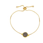 ( gray)occidental styleins wind Round bracelet samll high bronzek gold bracelet womanbrc