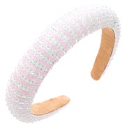 ( pink white ) high Headband all-Purpose color crystal ornament Headband Korea high