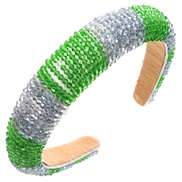 (grey green ) color crystal Headband temperament high handmade Headband Korea high