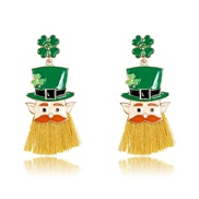 ( green) earrings col...