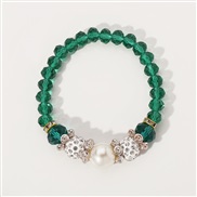 ( green) sweet lovely beads bracelet woman  Countryside leisure wind samll