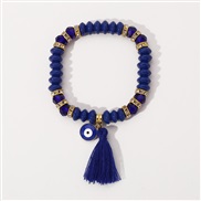( Navy blue) Nation samll new medium tassel bracelet  Bohemia color crystal beads circle