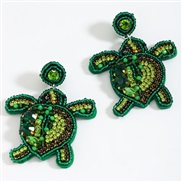 (green ) creative fruits samll high Bohemia beadsins earring earrings