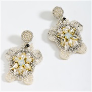 (silvery ) creative fruits samll high Bohemia beadsins earring earrings