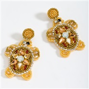 (yellow ) creative fruits samll high Bohemia beadsins earring earrings