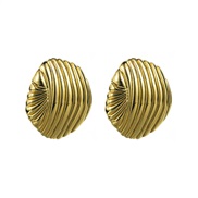 ( Gold)occidental style retro medium palace wind earrings personality creative Irregular Earringvintage