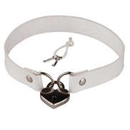 ( white)brief punk wind Peach heart love Collar chain belt clavicle necklace
