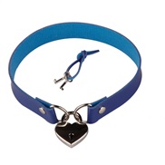 ( blue)brief punk wind Peach heart love Collar chain belt clavicle necklace