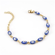 ( Ellipse  blue)occidental style eyes bracelet Oval eyes personality bracelet man woman style