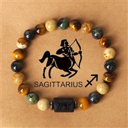 (11.23 12.21) natural beads bracelet Zodiac eyes