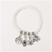 ( white)occidental style Bohemia fresh crystal beads bracelet  style new medium ethnic style