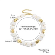 (N23 7 4 Pearl )Pearl high gift necklace woman  Pearl necklace spring summer