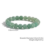 (S24 3 1  green )mm natural crystal  natural agate crystal beads bracelet