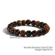 (S24 3 14 )mm natural crystal  natural agate crystal beads bracelet