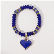 (B2414) occidental style Bohemia natural beads bracelet  spring summer sweet love pendant fashion