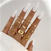 (55837 1) butterfly ring opening more ring set love ring woman samll