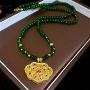 ( necklace  green)new...