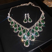 ( necklace  green Two...