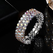 (3color ab) new bride Rhinestone bangle opening twining brilliant crystal