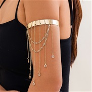 ( 2 E3 Gold  264)occidental style customs beads tasselarm chain Bohemia love woman