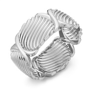 ( Silver)Alloy width surface bangle woman pattern occidental styleins wind  fashion apparel