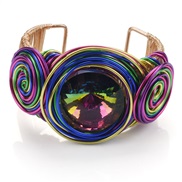 (  Color)handmade surround bangle exaggerating occidental style woman hollow Metal Bohemian style