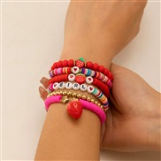 ( 2  Mixed color 4978)occidental styleins wind beads bracelet woman Bohemia Word elasticitybracelet