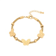(5 ) fashion love flowers bracelet  butterfly  occidental style