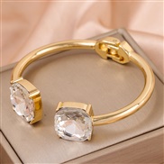 1 fashion concise accessories square temperament lady opening bangle