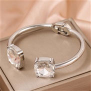 1 fashion concise accessories square temperament lady opening bangle