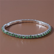 fashion concise row flash diamond personality lady bracelet