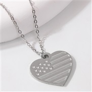 fashion sweetOL concise love stainless steel personality lady necklace