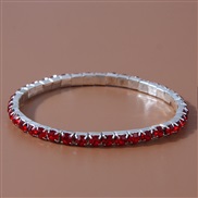 ( color ) fashion concise row flash diamond personality lady bracelet