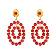 ( rose Red)earrings o...