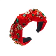 ( red) christmas Headband medium handmade christmas tree snowflake Headband Headband